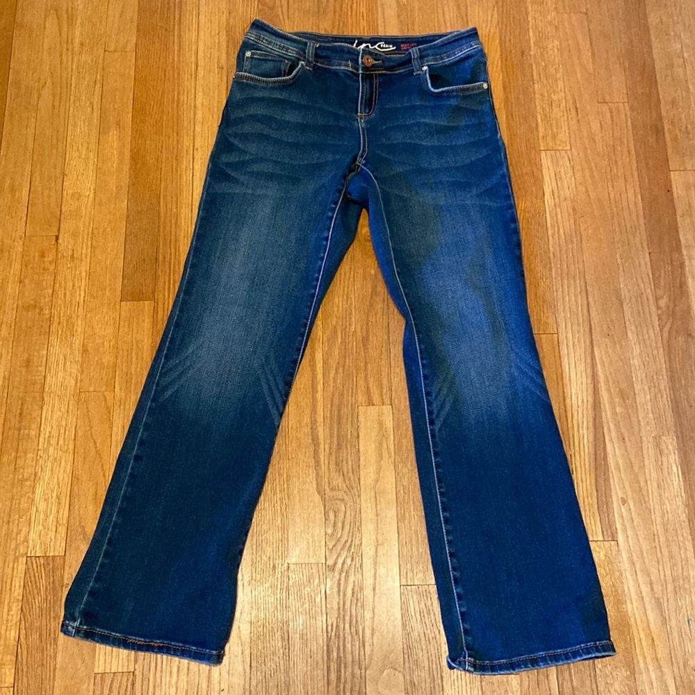 INC international concepts Denim Size 10 Women's Boot Leg Curvy Fit Jeans